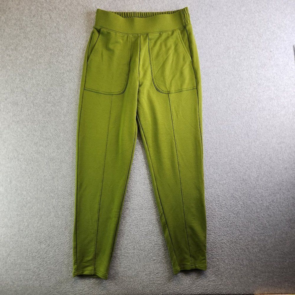 Fabletics Joggers Womens Small Green Gemma Sweatpants Loungewear Comfy Pull On